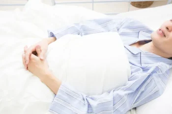 安静にしている様子